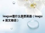 league是什么意思英语（league 英文单词）