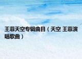 王菲天空专辑曲目（天空 王菲演唱歌曲）