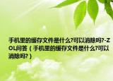 手机里的缓存文件是什么?可以消除吗?-ZOL问答（手机里的缓存文件是什么?可以消除吗?）