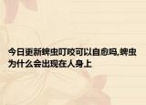 今日更新蜱虫叮咬可以自愈吗,蜱虫为什么会出现在人身上