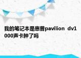 我的笔记本是惠普pavilion  dv1000声卡肿了吗