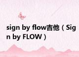sign by flow吉他（Sign by FLOW）