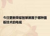 今日更新荣耀智慧屏属于哪种面板技术的电视