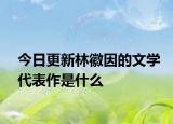 今日更新林徽因的文学代表作是什么