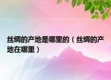 丝绸的产地是哪里的（丝绸的产地在哪里）