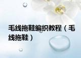 毛线拖鞋编织教程（毛线拖鞋）