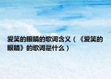 爱笑的眼睛的歌词含义（《爱笑的眼睛》的歌词是什么）