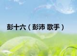 彭十六（彭沛 歌手）
