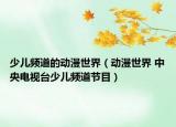 少儿频道的动漫世界（动漫世界 中央电视台少儿频道节目）
