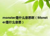 monster是什么意思啊（Monster是什么意思）