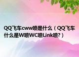 QQ飞车cww喷是什么（QQ飞车什么是W喷WC喷Link喷?）