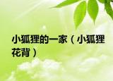 小狐狸的一家（小狐狸花背）