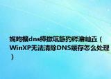 娓呴櫎dns缂撳瓨鏃犳硶瀹屾垚（WinXP无法清除DNS缓存怎么处理）