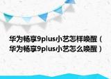 华为畅享9plus小艺怎样唤醒（华为畅享9plus小艺怎么唤醒）