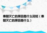 秦朝灭亡的原因是什么简短（秦朝灭亡的原因是什么）
