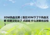 3DM热血无赖（我在3DM下了个热血无赖 但是汉化完了 点游戏 什么效果也没有）
