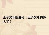 王子文年龄变化（王子文年龄多大了）