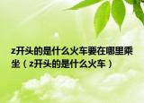 z开头的是什么火车要在哪里乘坐（z开头的是什么火车）