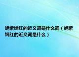 姹紫嫣红的近义词是什么词（姹紫嫣红的近义词是什么）