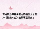 曹冲智救库吏主要内容是什么（曹冲《智救库吏》的故事是什么）