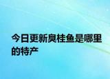 今日更新臭桂鱼是哪里的特产