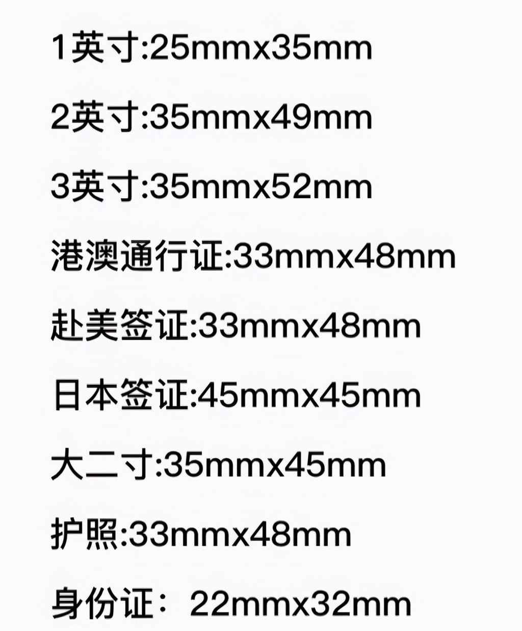 平面设计最全尺寸标准️分享！设计师必知不求人️