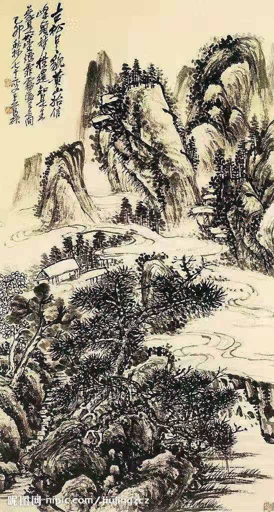 五一——著名山水画欣赏