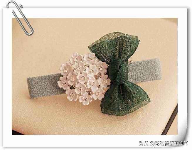 布艺手工：自己做个漂亮的蝴蝶结发饰吧，附教程，一看就会