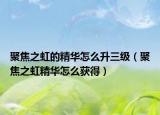 聚焦之虹的精华怎么升三级（聚焦之虹精华怎么获得）