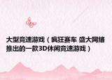 大型竞速游戏（疯狂赛车 盛大网络推出的一款3D休闲竞速游戏）
