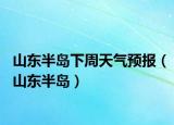 山东半岛下周天气预报（山东半岛）