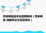 苏麻喇姑是孝庄的陪嫁吗（苏麻喇姑 清朝孝庄文皇后侍女）