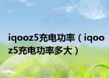 iqooz5充电功率（iqooz5充电功率多大）