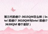 第三代酷睿i7-3615QM怎么样（Intel 酷睿i7 3610QM与Intel 酷睿i7 3630QM 哪个更好）