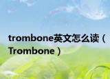 trombone英文怎么读（Trombone）