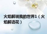 火焰解说我的世界1（火焰解语花）