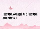 川剧变脸原理是什么（川剧变脸原理是什么）