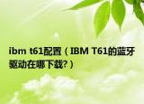 ibm t61配置（IBM T61的蓝牙驱动在哪下载?）