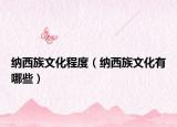 纳西族文化程度（纳西族文化有哪些）