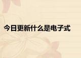 今日更新什么是电子式