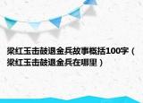 梁红玉击鼓退金兵故事概括100字（梁红玉击鼓退金兵在哪里）