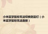 小米蓝牙鼠标无法切换到蓝灯（小米蓝牙鼠标无法连接）