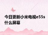 今日更新小米电视e55s什么屏幕