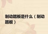 制动踏板是什么（制动踏板）