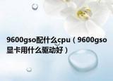 9600gso配什么cpu（9600gso显卡用什么驱动好）