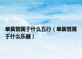 单簧管属于什么五行（单簧管属于什么乐器）