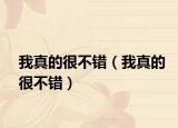 我真的很不错（我真的很不错）