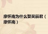 廖怀南为什么娶吴辰君（廖怀南）