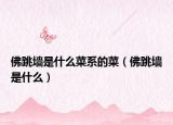佛跳墙是什么菜系的菜（佛跳墙是什么）
