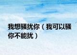 我想骚扰你（我可以骚你不能扰）